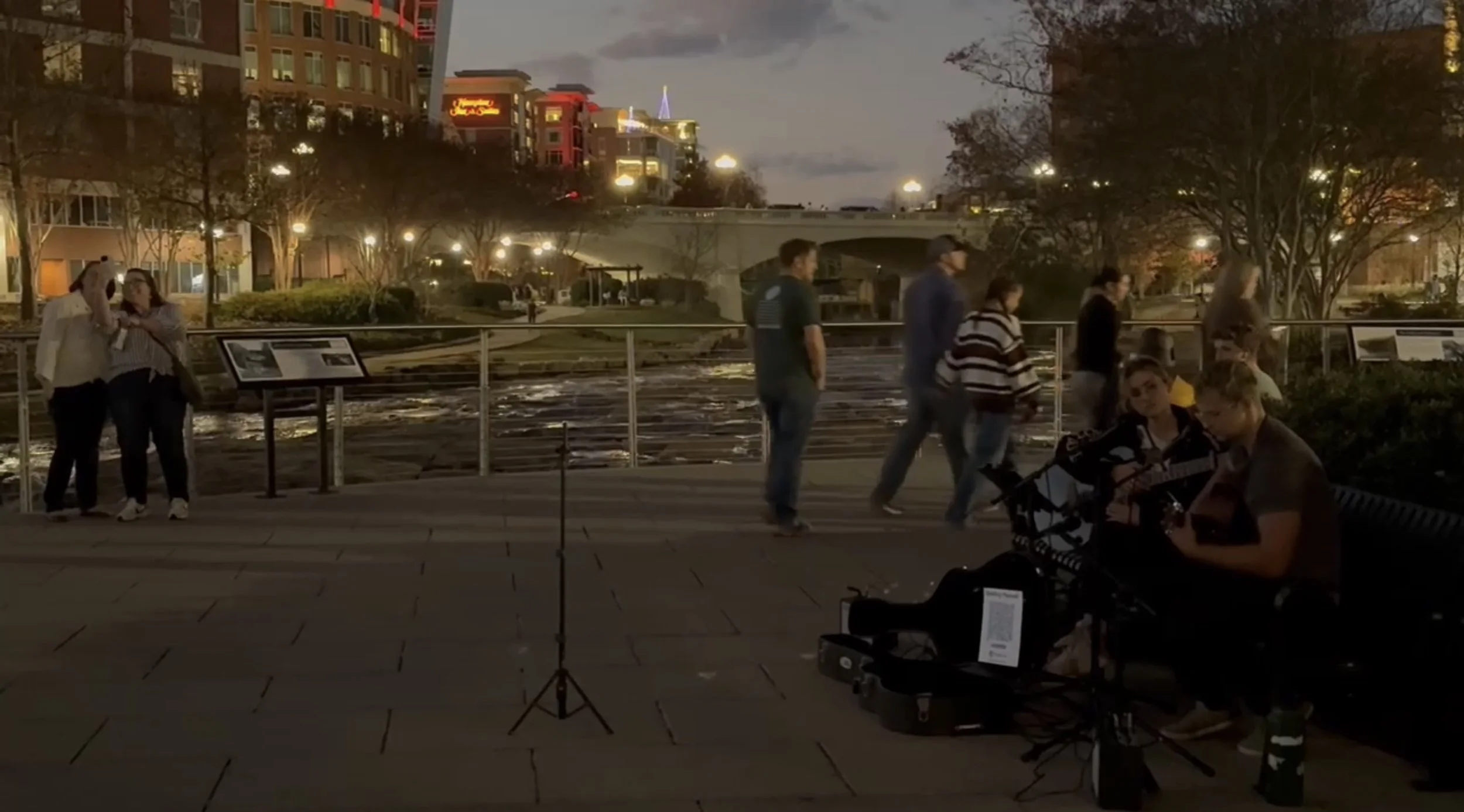 Busking Downtown Greenville, SC 