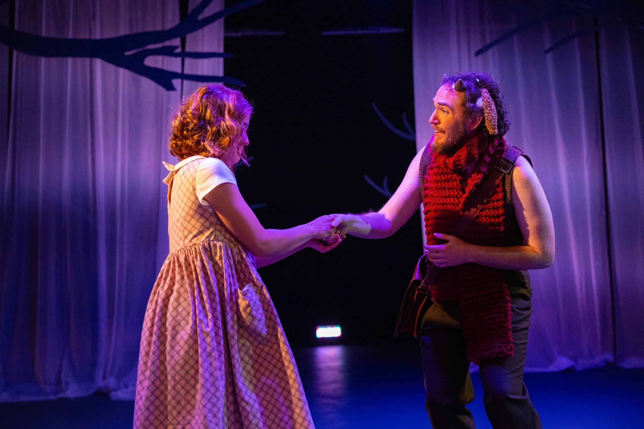 Erika McGonigal Johnson plays Lucy Pevensie in the Lion, the Witch, and the Wardrobe 2026 BJU.