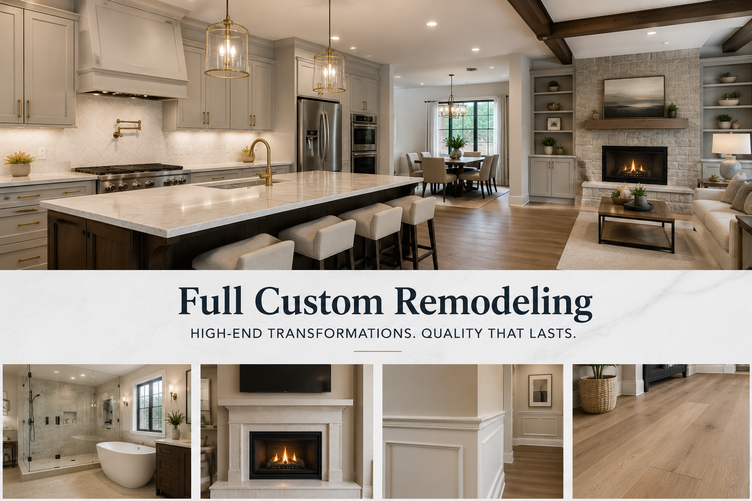 Full Custom Remodeling Company Specializing In High-End Home Transformations