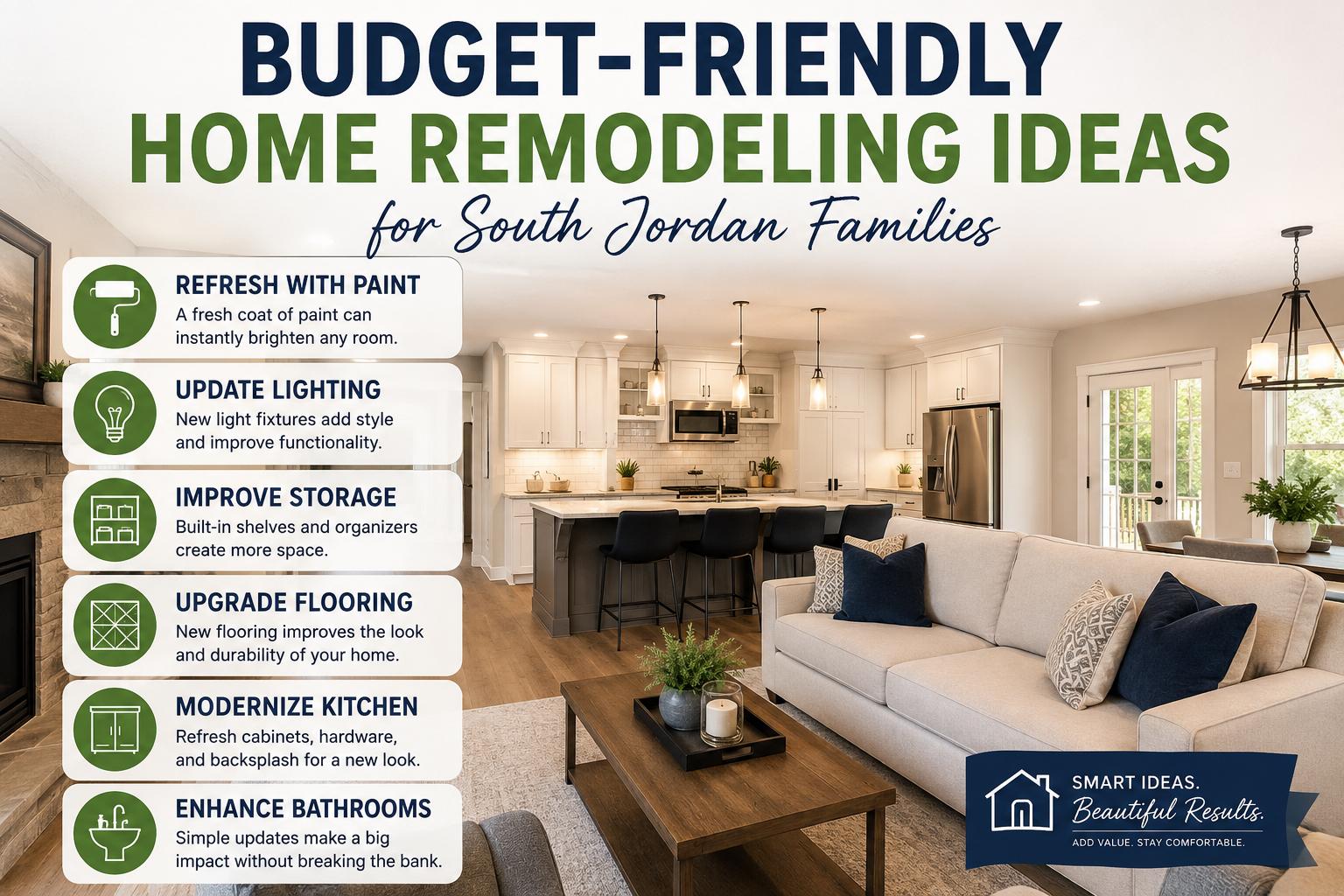 Budget-Friendly Home Remodeling Ideas in South Jordan