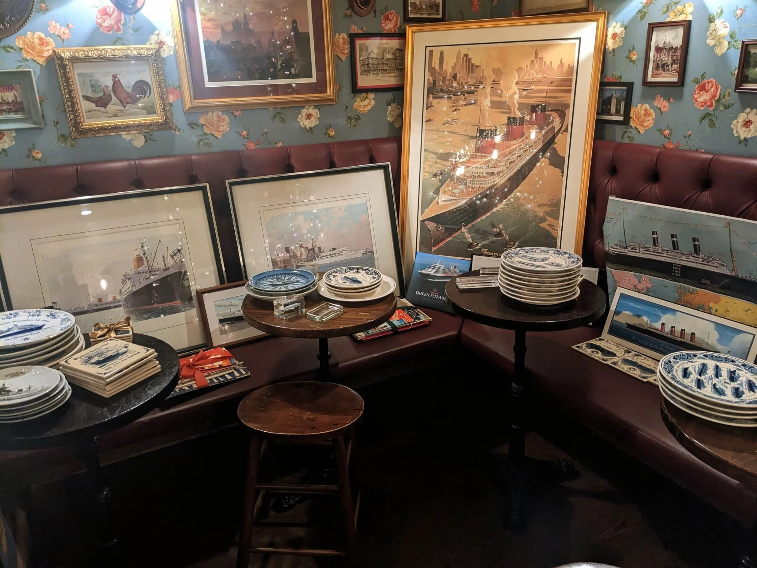 The prizes for the “everyone wins” ship collectibles raffle.