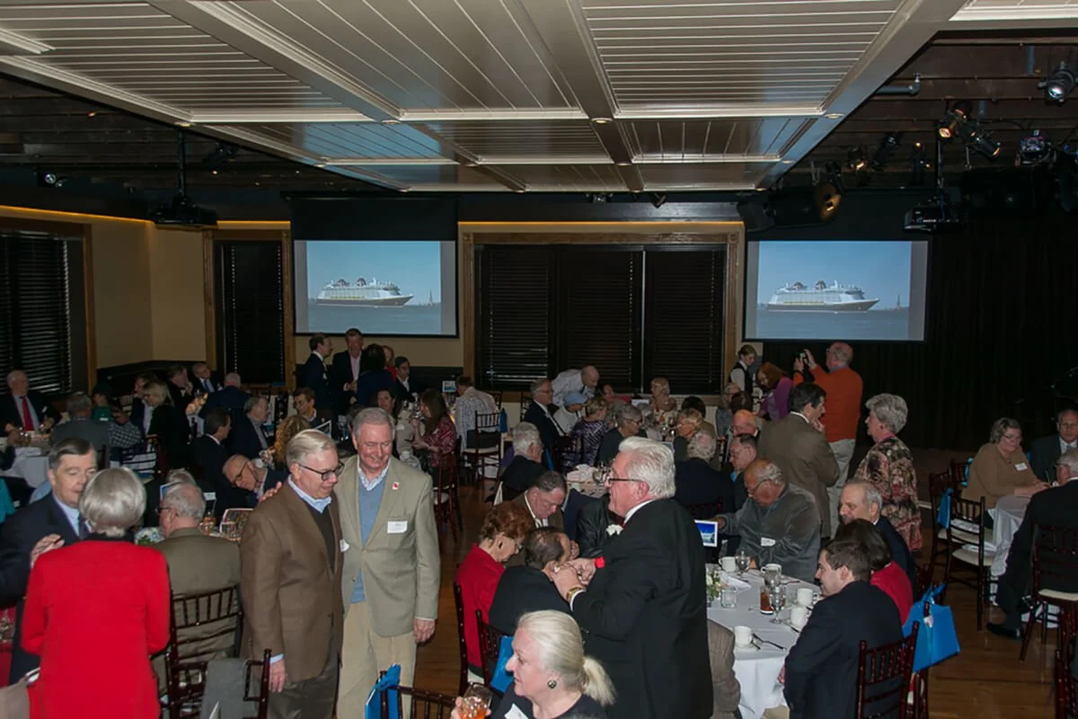 100 PONY Branch members and guests attended the 50th Anniversary luncheon.