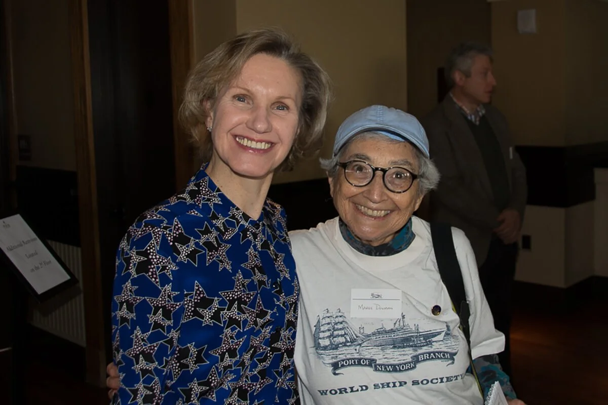 Marjorieann Matuszek (left) with long-time member Marge Dovman.