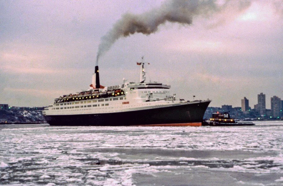 New York Harbor in Winter