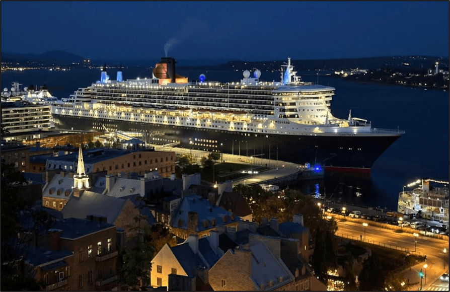 Cunard QM2, Quebec, Canada, October 2025 (Chris Skokos)