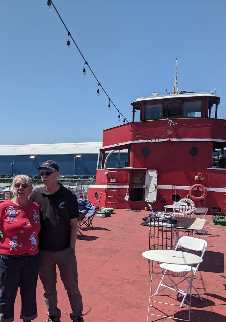 2022 SEA DART II ship spotting in NY Harbor with MARY WHALEN visit, Brooklyn, NY