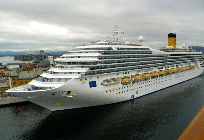 Costa Cruise Line COSTA FORTUNA, Slavanger, Norway, 2013 (Lawrence Levine)