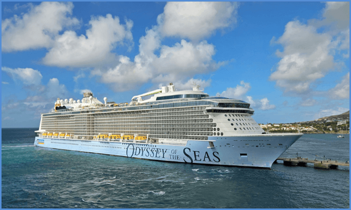 ODYSSEY OF THE SEAS, St. Kitts, BVI, January 2026 (Preston Baker)
