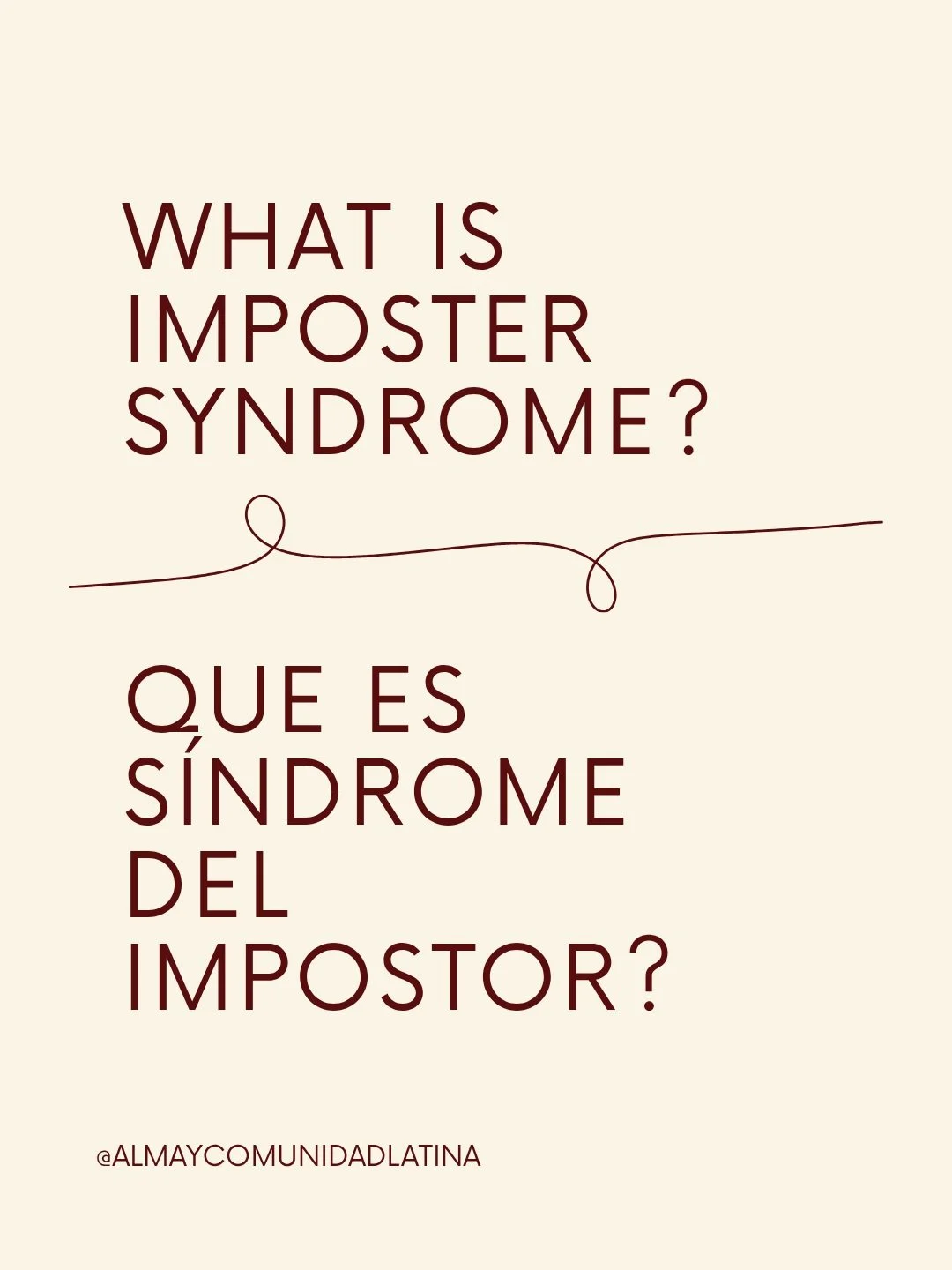 Come connect to discuss how imposter syndrome impacts individually and as a community. Imposter syndrome can show up at work, school, or with family and friends. Imposter syndrome is much more common than many think but often unspoken. Join us to cou