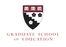 Harvard University seal with the text 'Graduate School of Education' underneath.