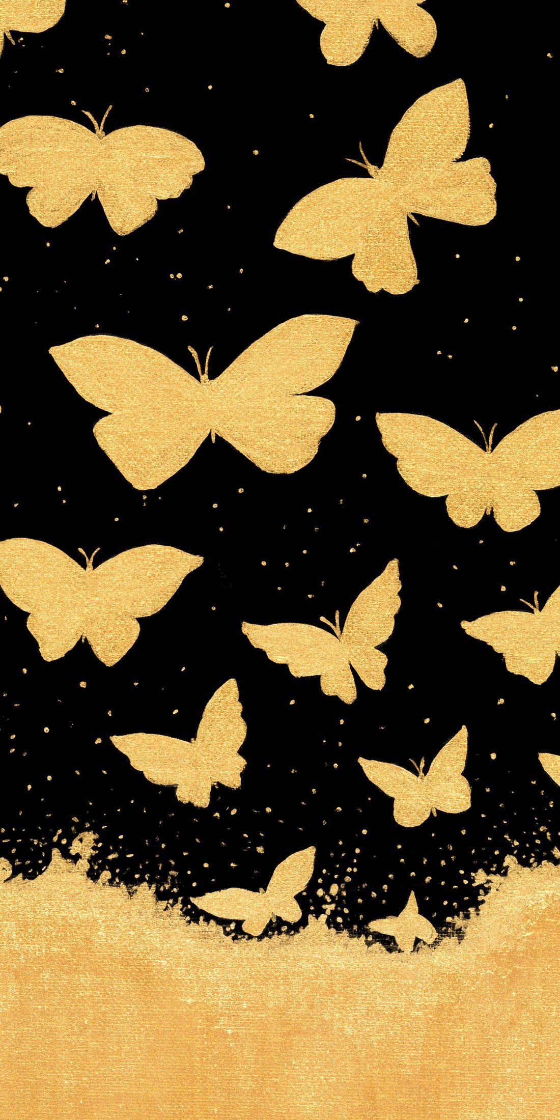 black-gold-celestial-migration-butterflies-art-print-detail-closeup.jpg