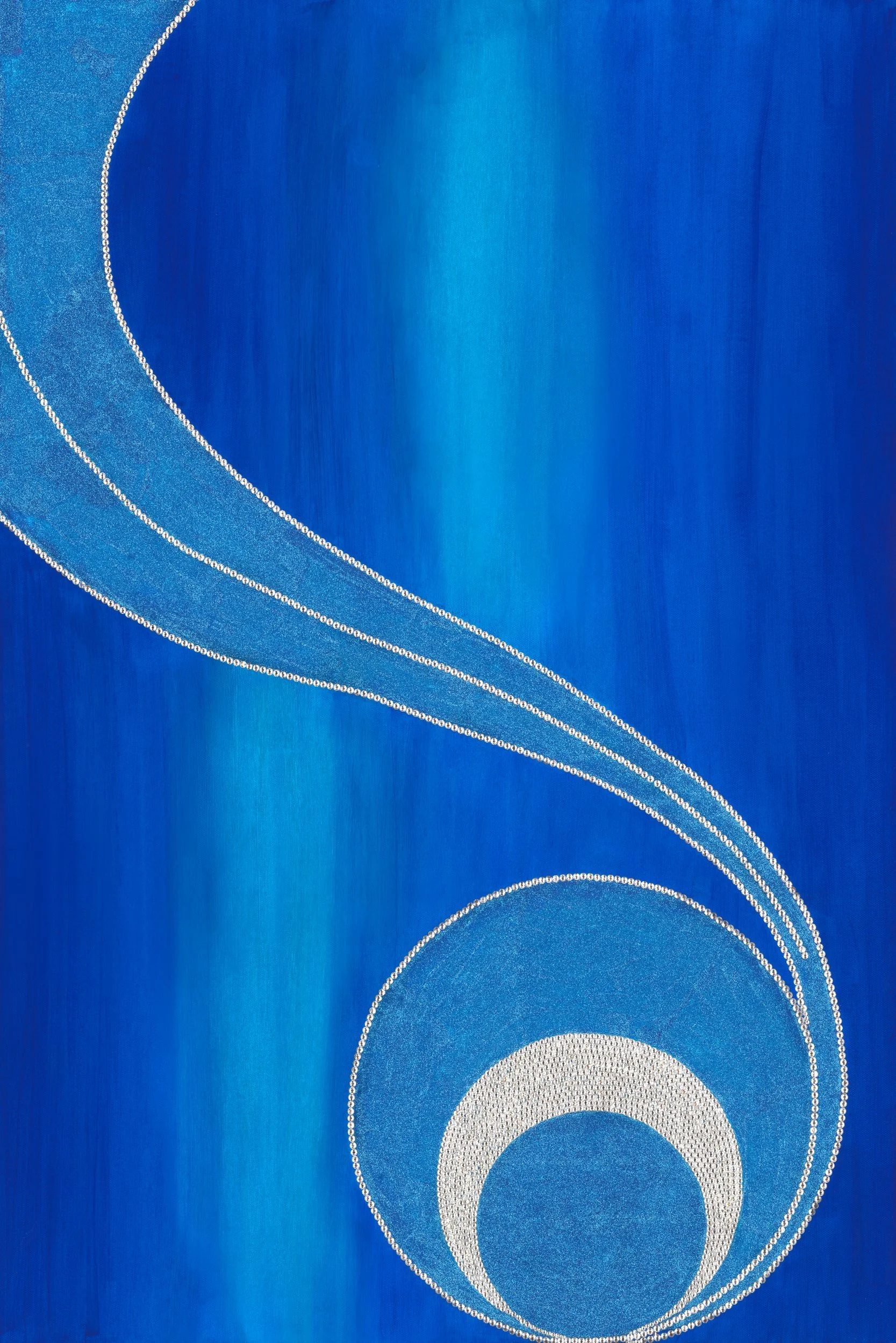 Star Wanderer's Moon — Blue & Crystal