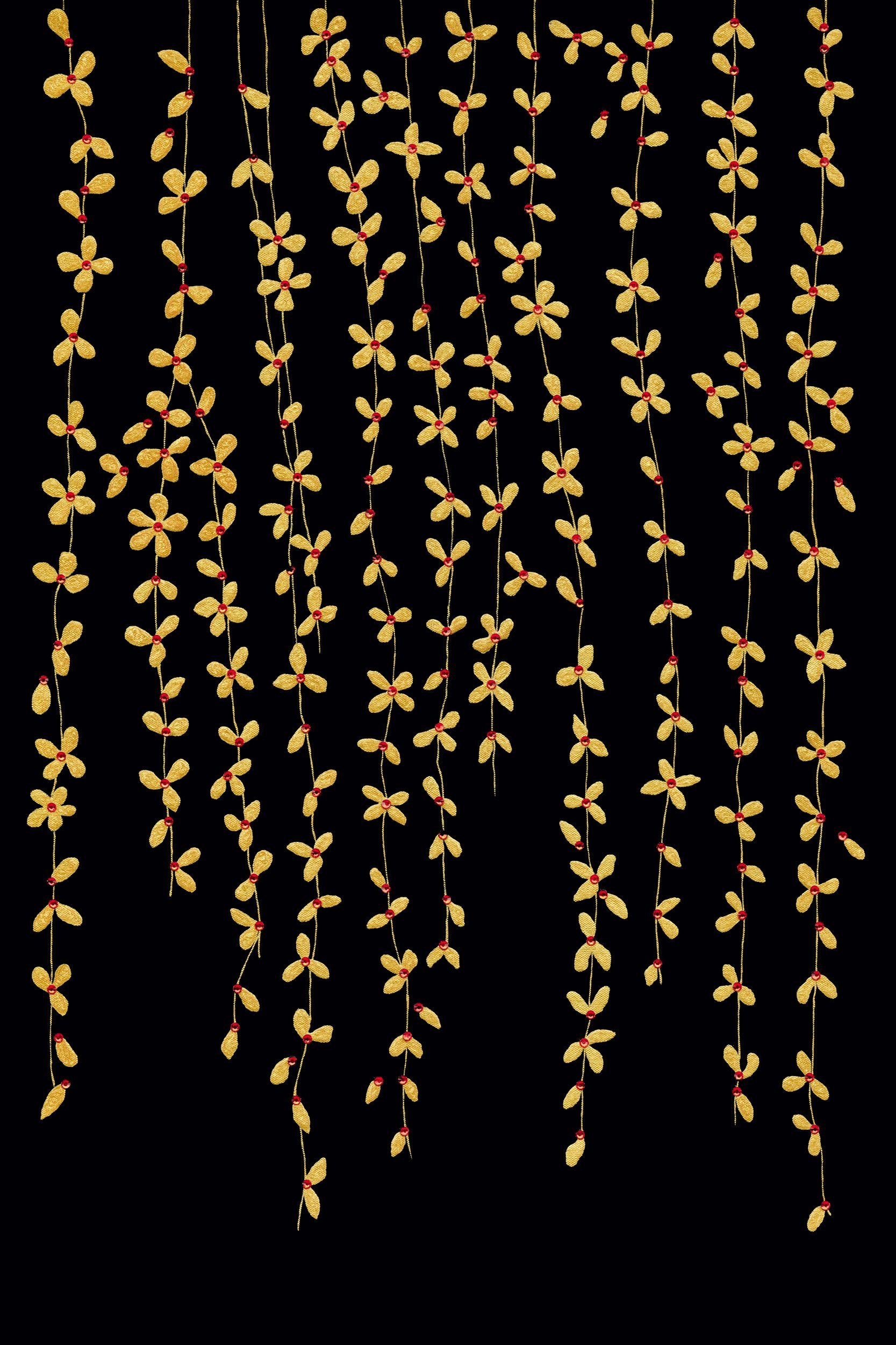 Golden Cascade — Falling Gold Blossoms