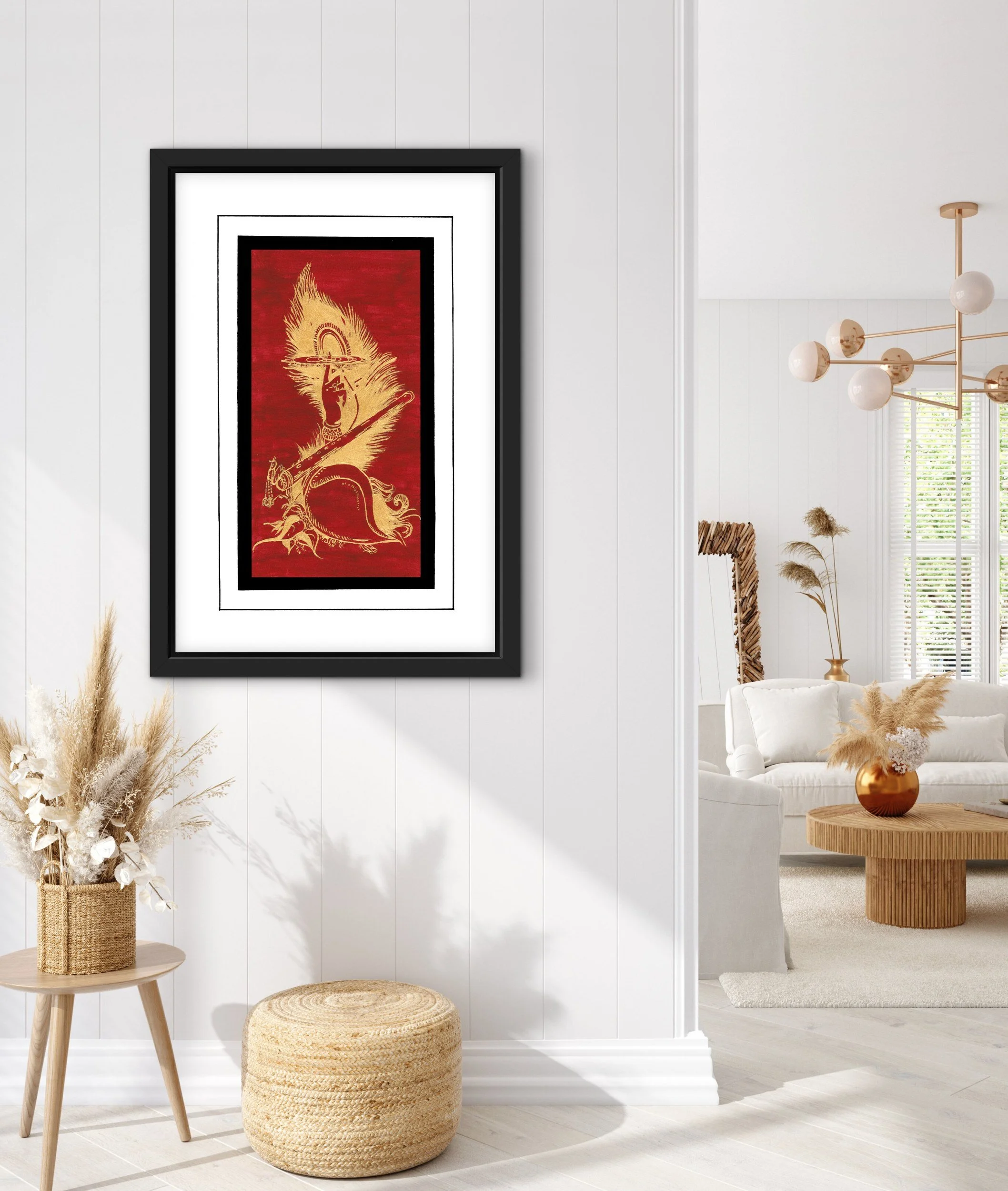 red-gold-portrayal-krishna-peacock-art-print-in-room-1.jpg