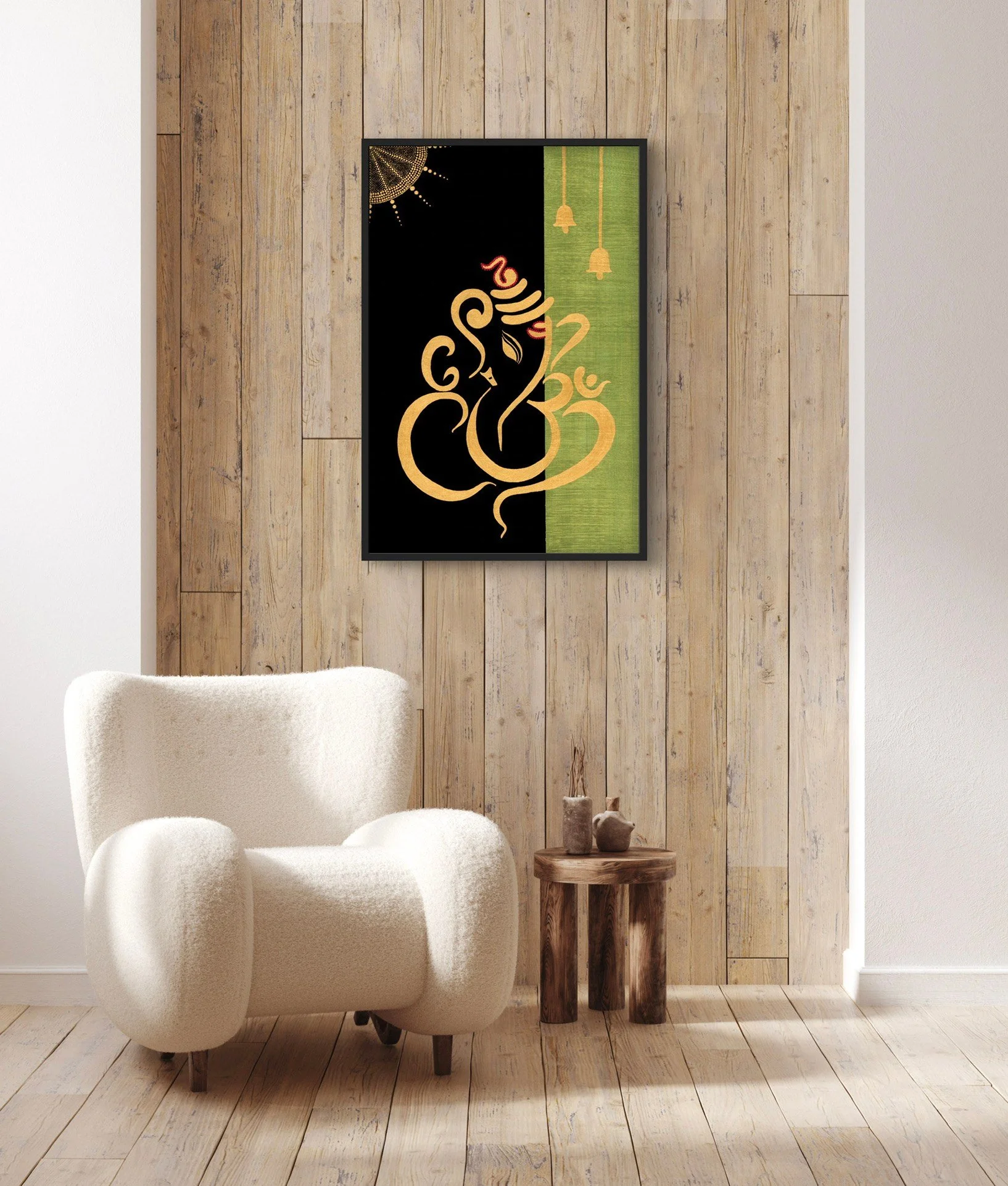 gold-green-natures-embrace-ganesha-painting-in-room-1.jpg