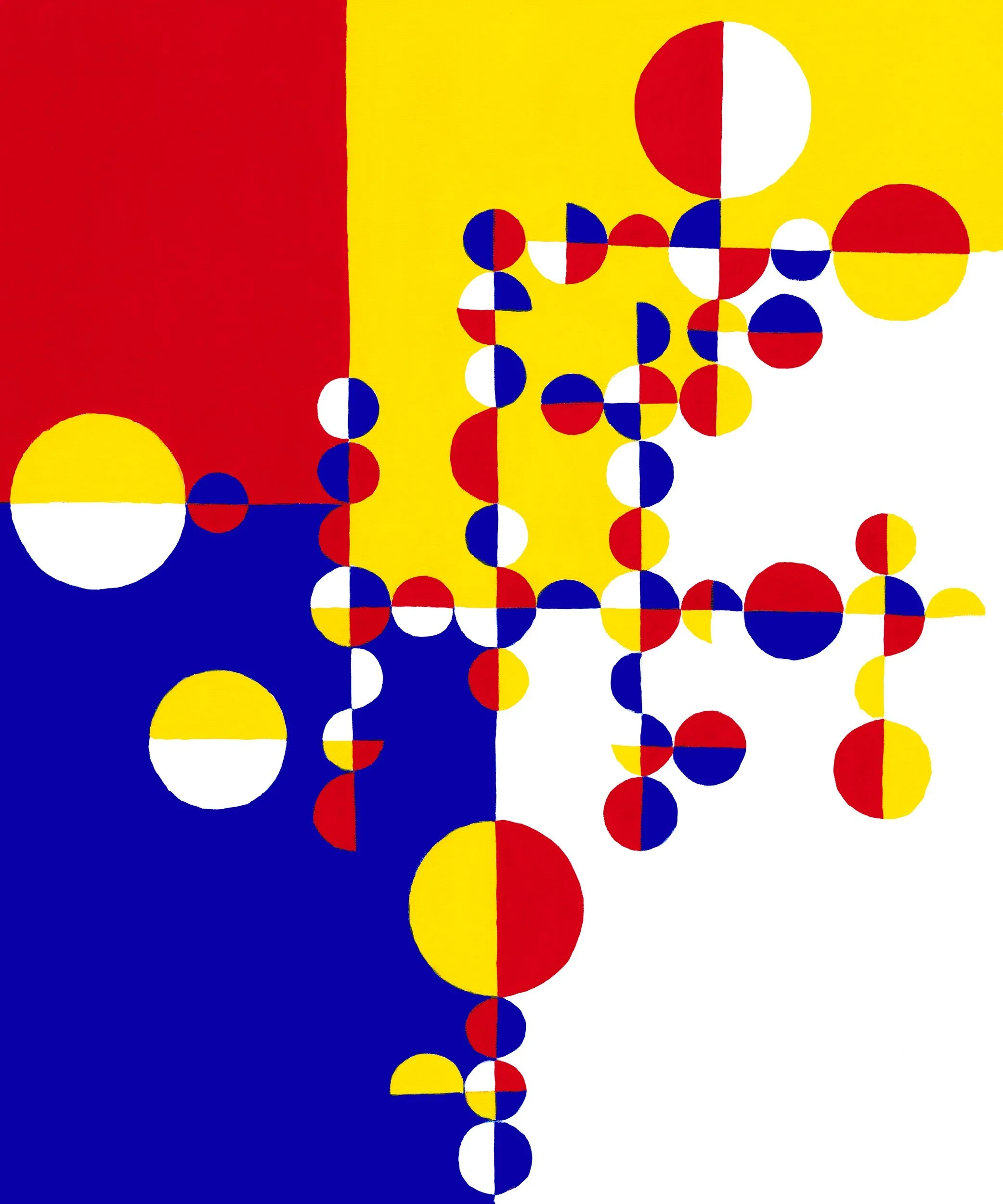 Vivid Circles — Reproduction Print