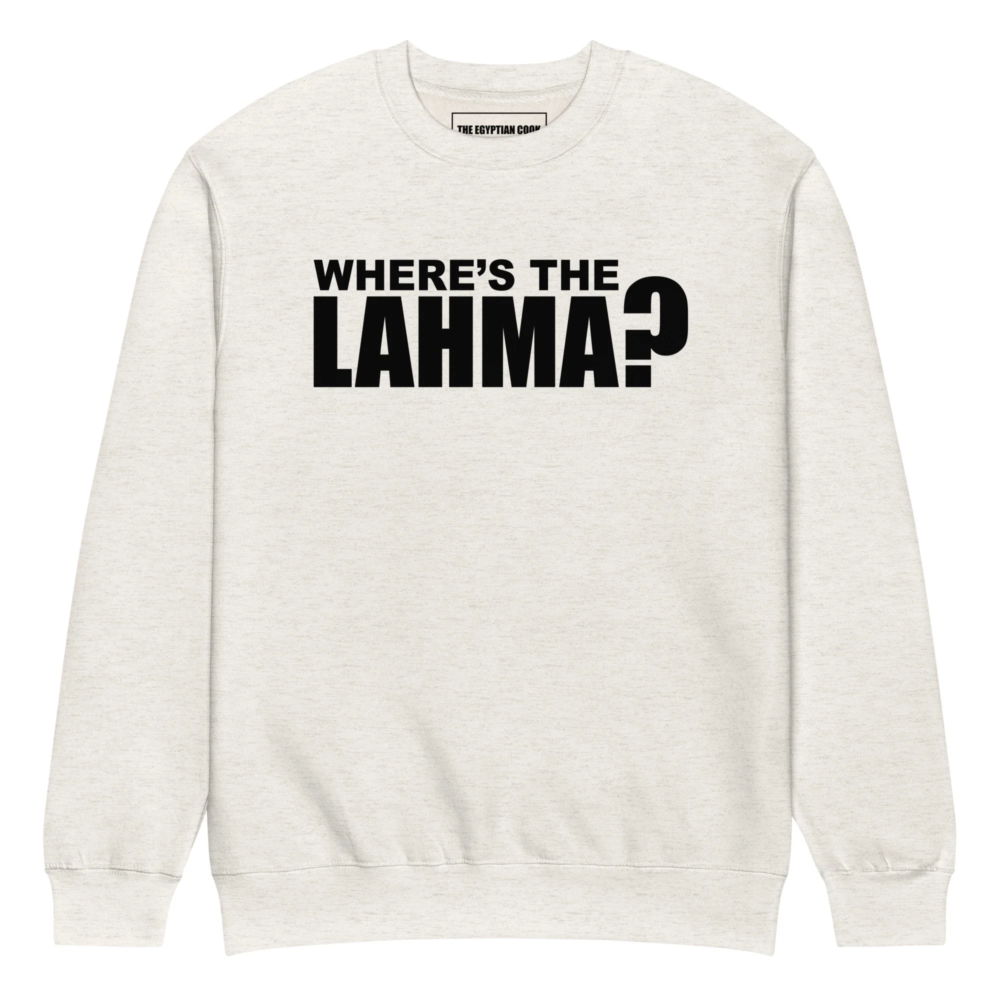 Where's the lahma The Original Sweatshirt, Oatmeal Heather.jpg