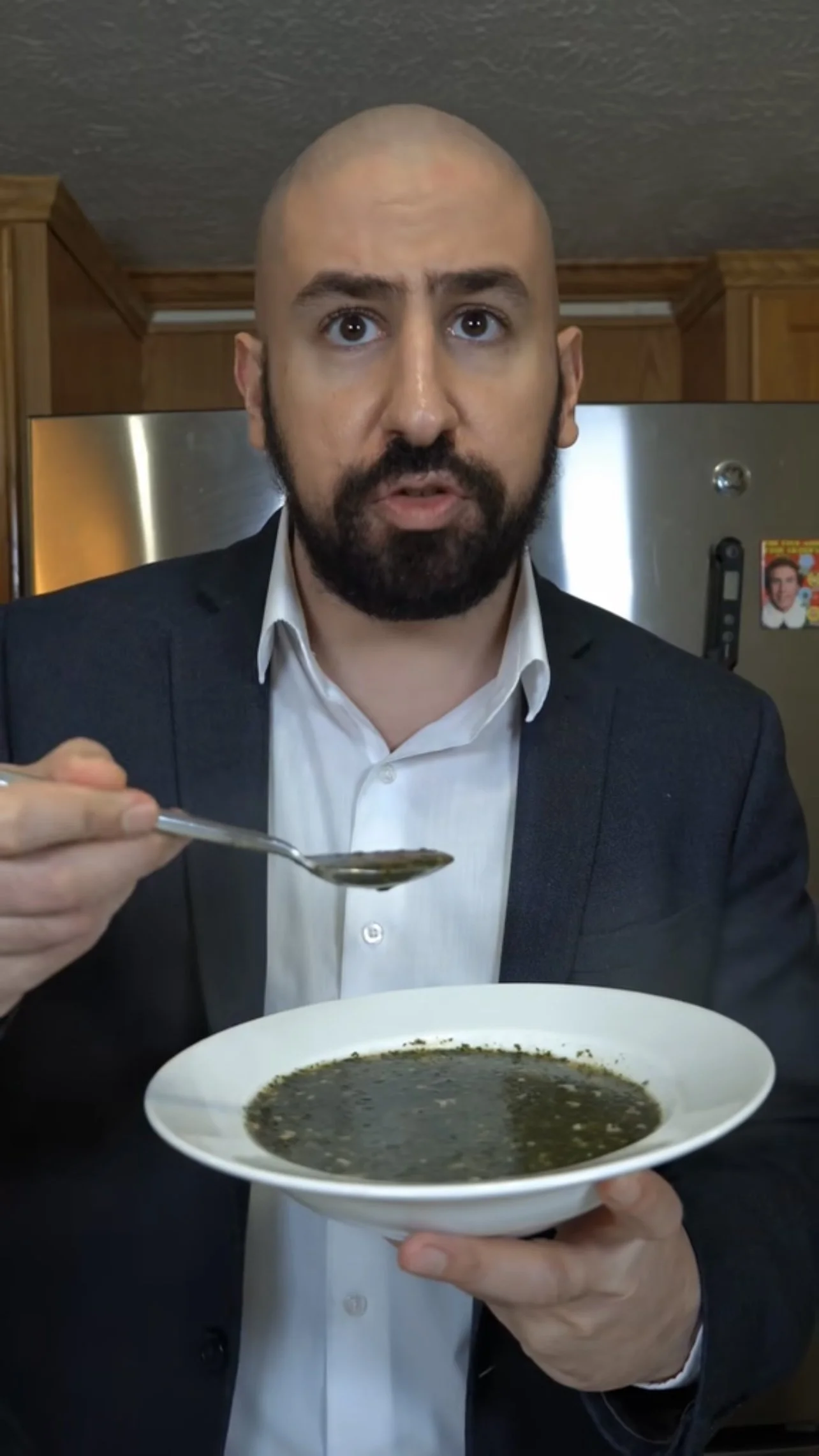 Egyptian Molokhia with Chicken Broth