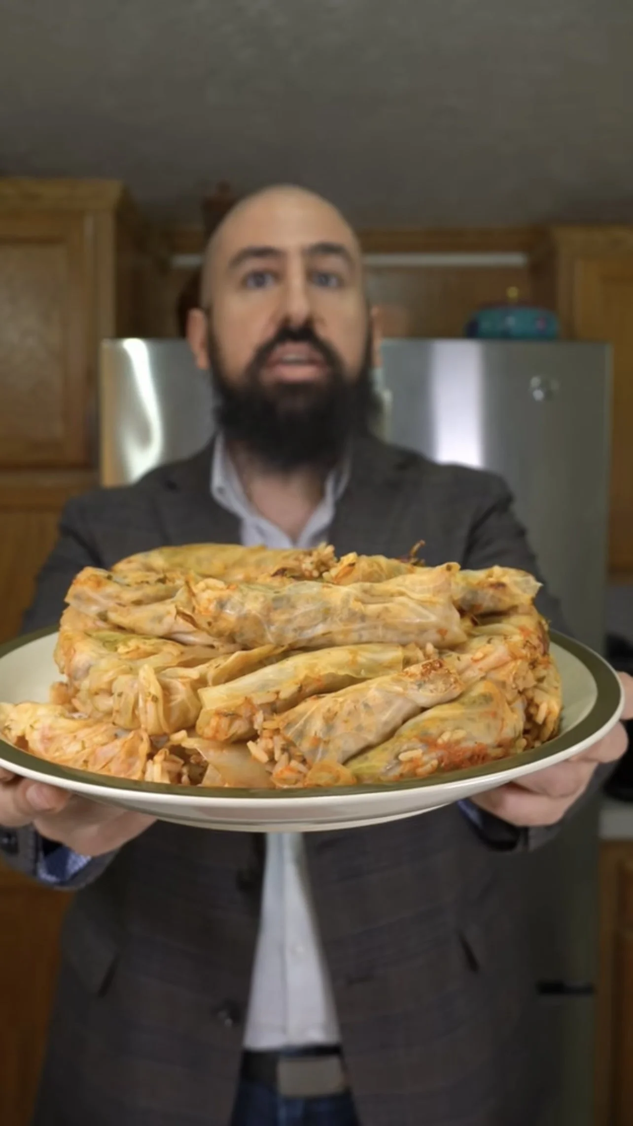 Egyptian Mahshi: Stuffed Cabbage Rolls