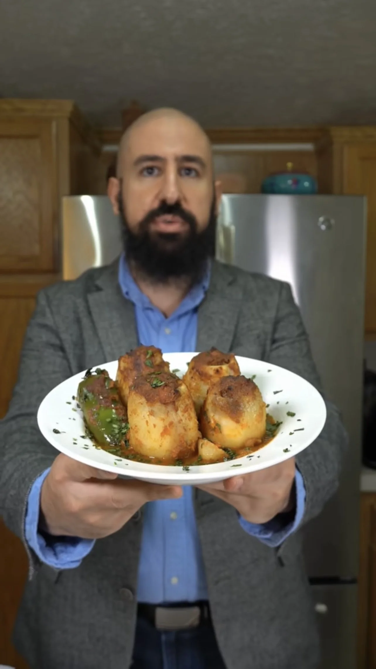 Egyptian Mahshi: Stuffed Potatoes