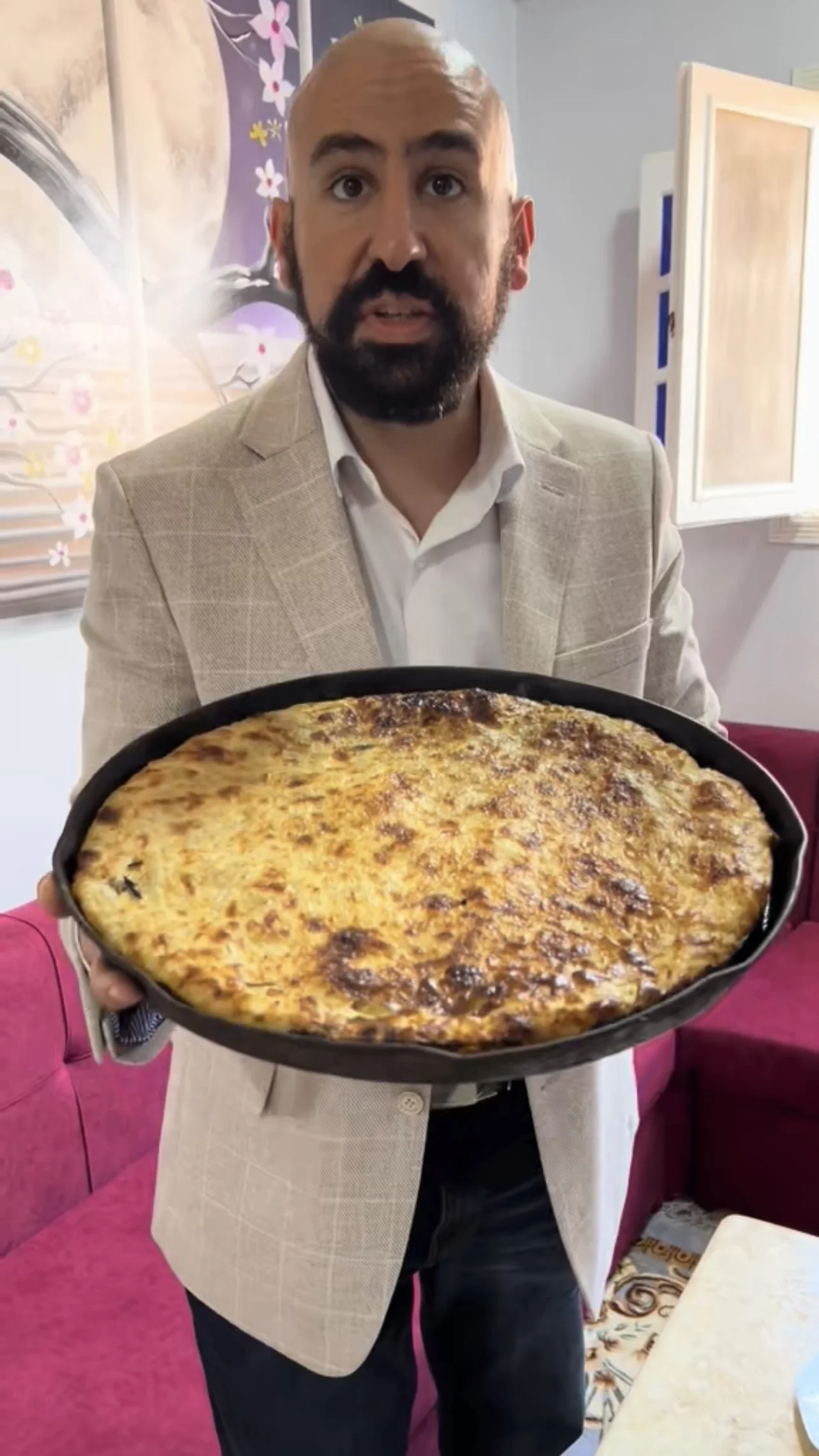 Traditional Egyptian Fateer Meshaltet Made in the Village