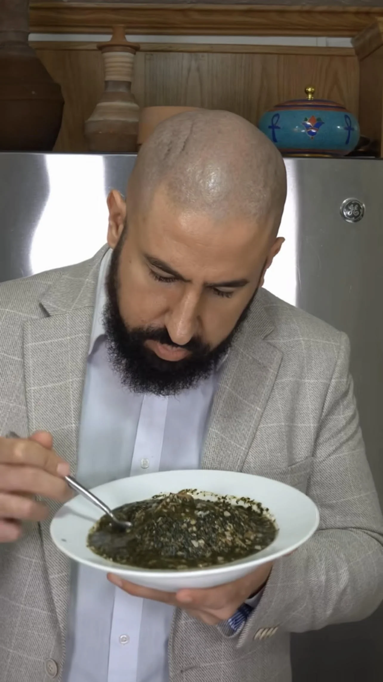 Egyptian Molokhia with Beef Hooves