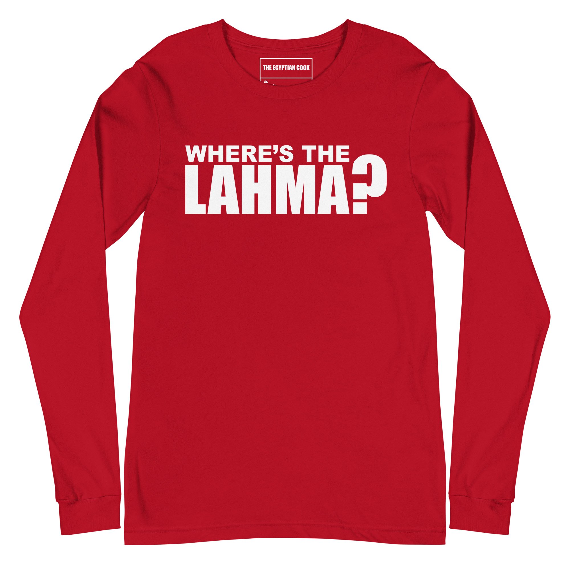 Where's the lahma?™ The Original Long Sleeve Tee