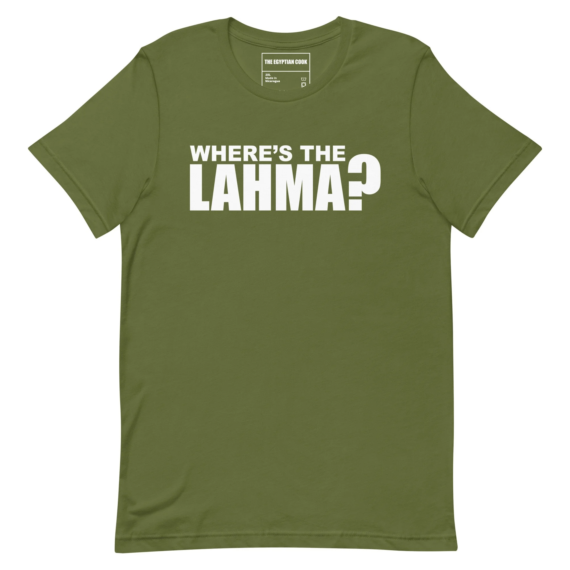 Where's the lahma?™ The Original T-shirt