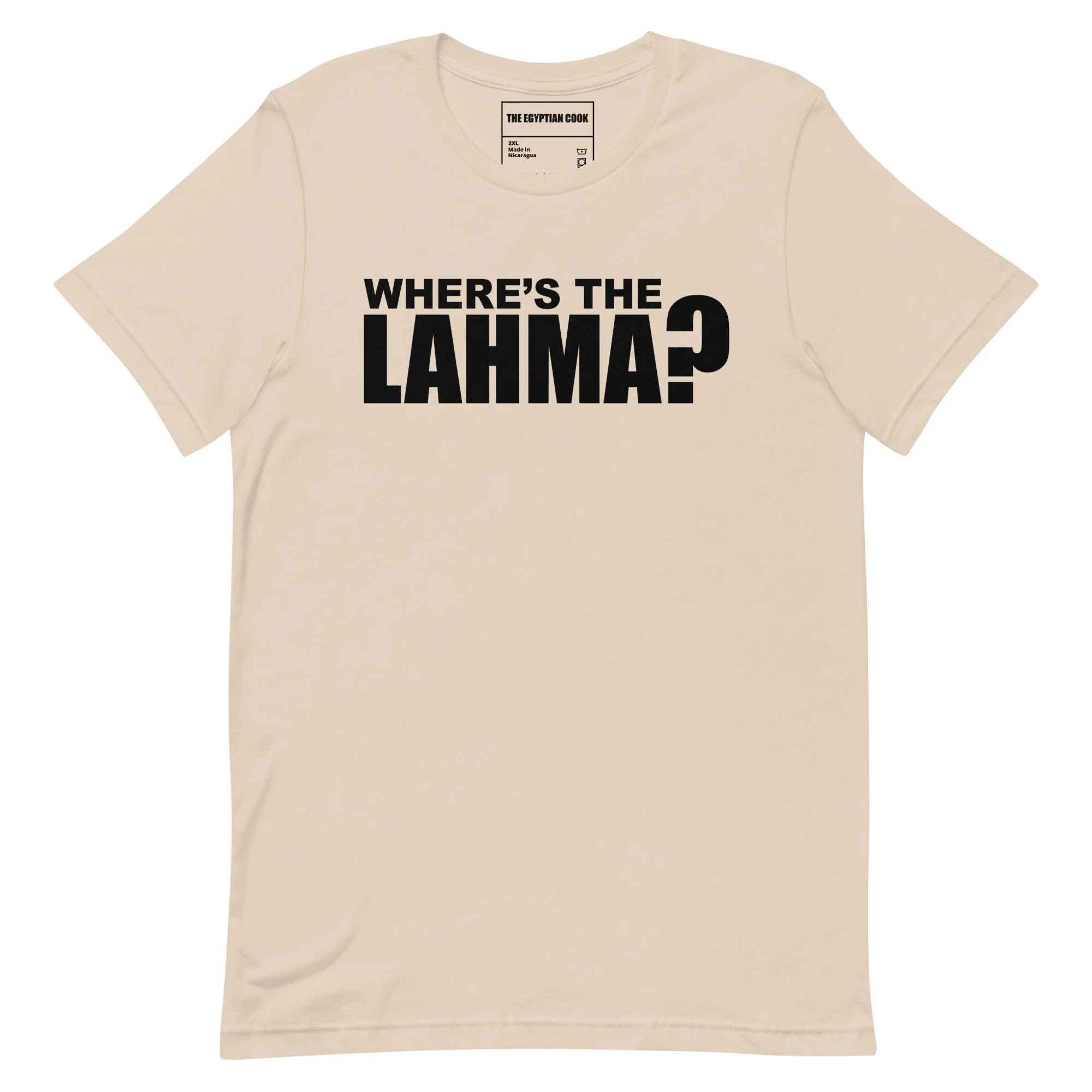 Where's the lahma?™ The Original T-shirt