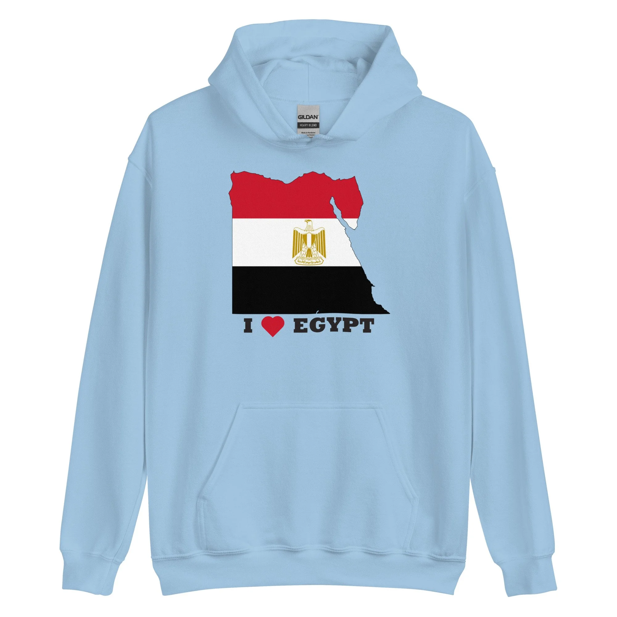 I Love Egypt Country with Flag Hoodie