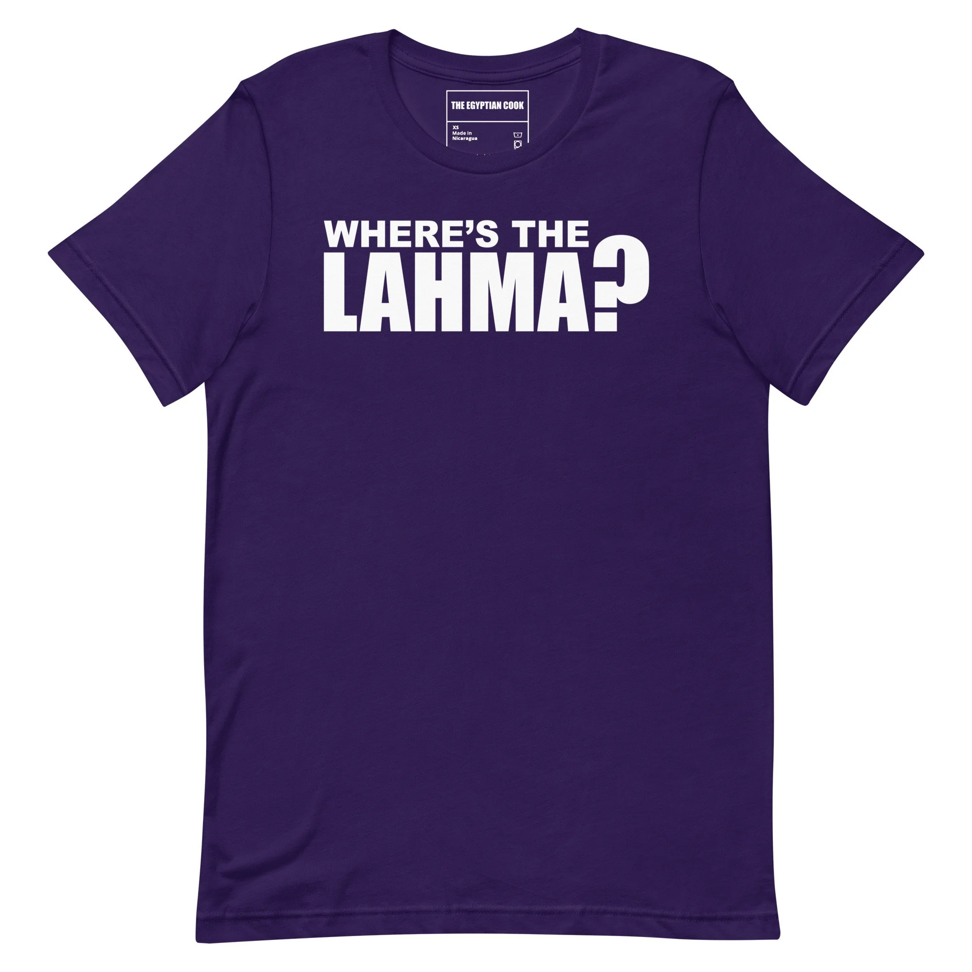 Where's the lahma?™ The Original T-shirt