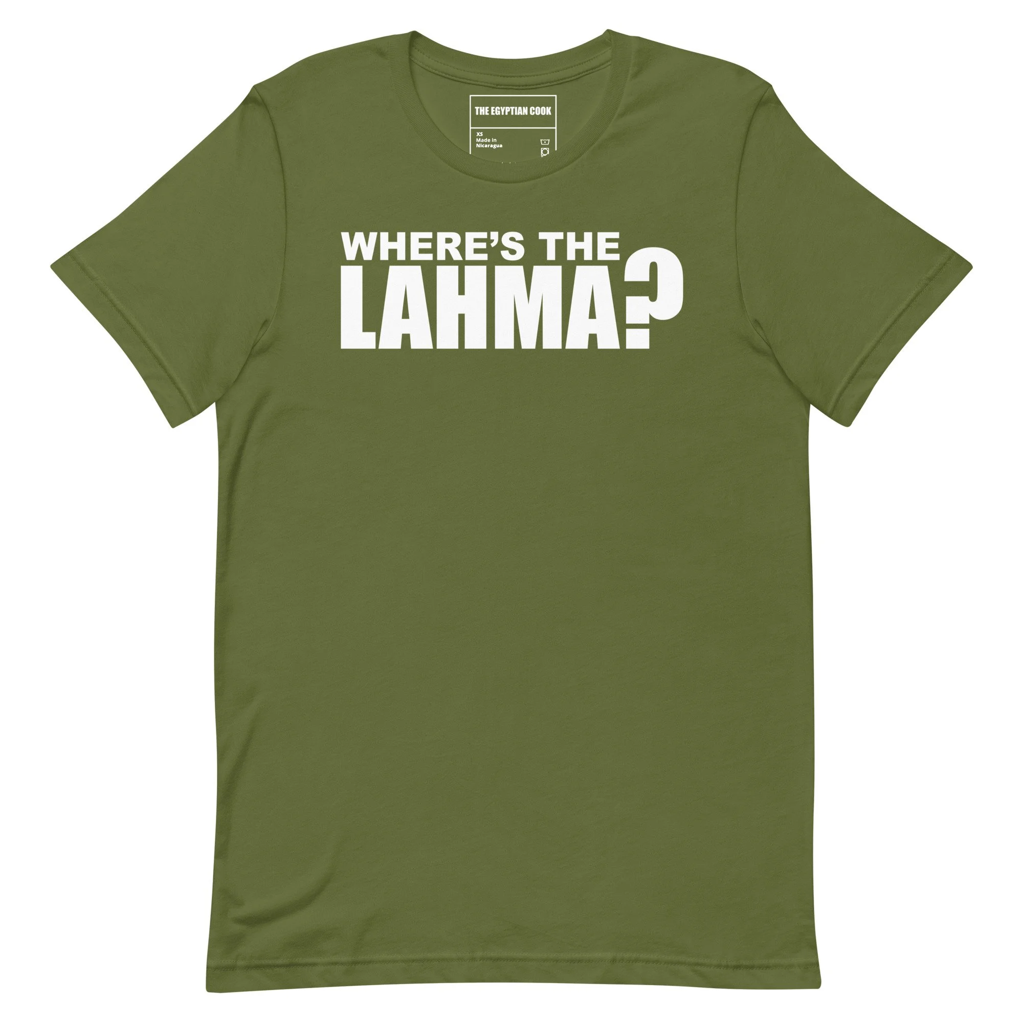 Where's the lahma?™ The Original T-shirt