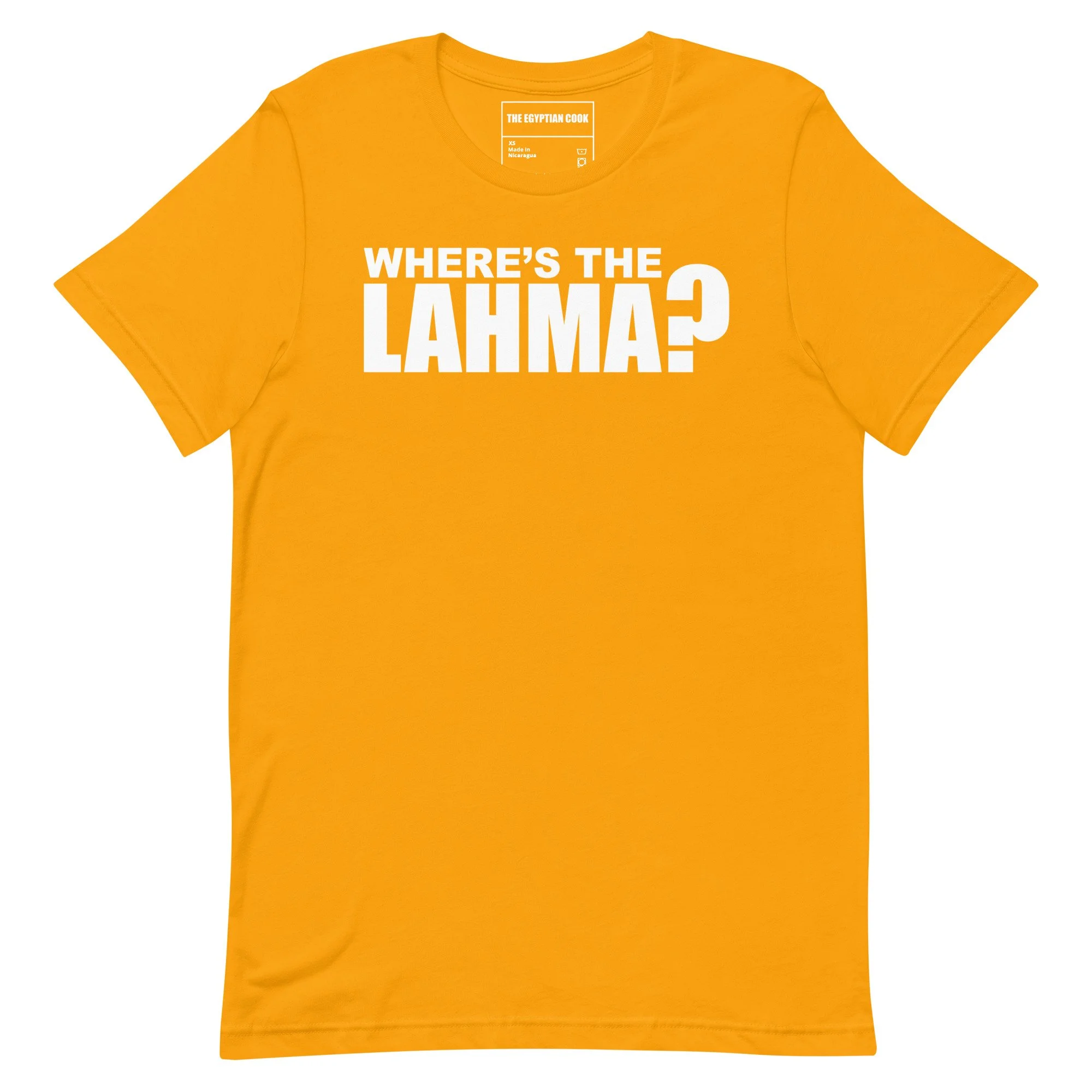 Where's the lahma?™ The Original T-shirt