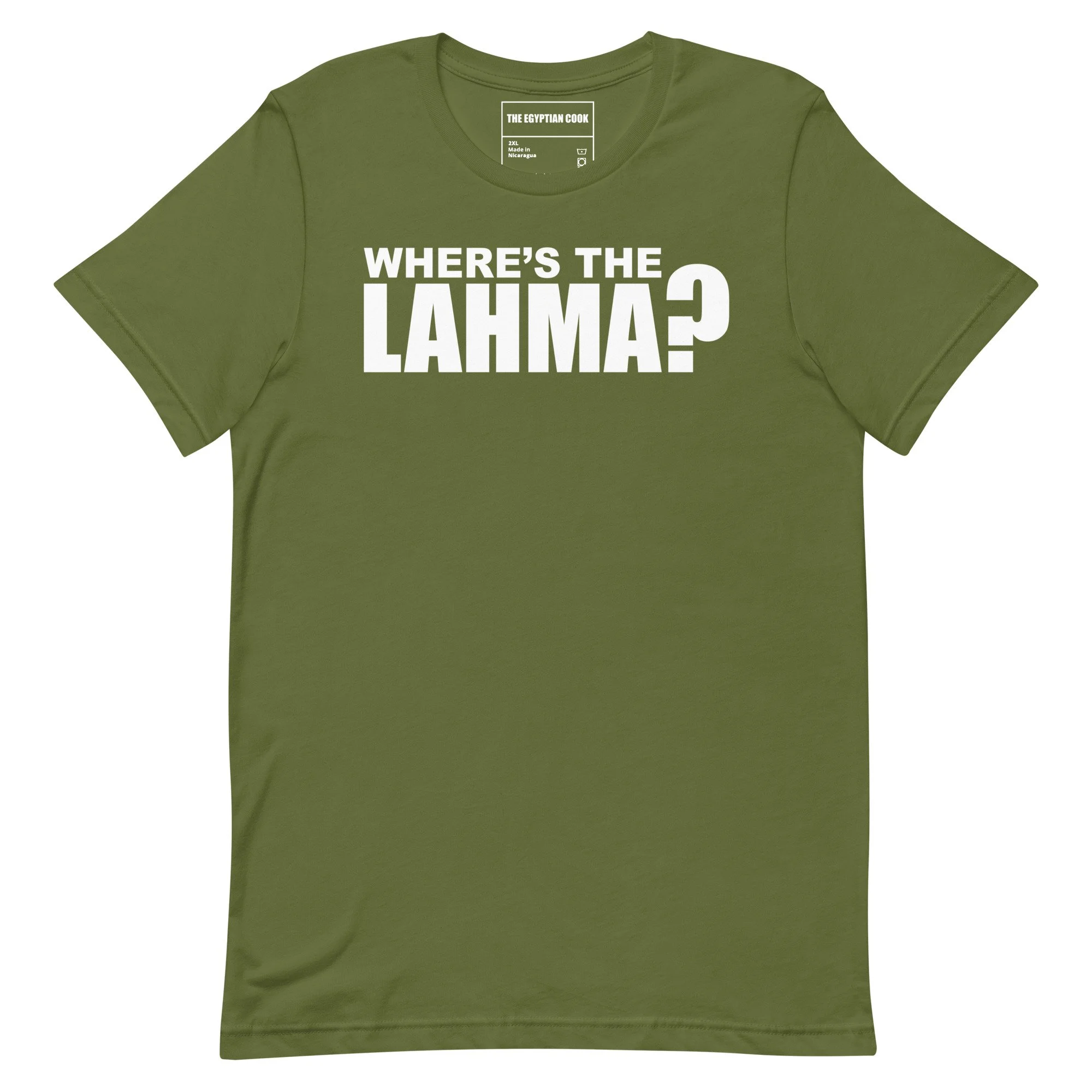 Where's the lahma?™ The Original T-shirt