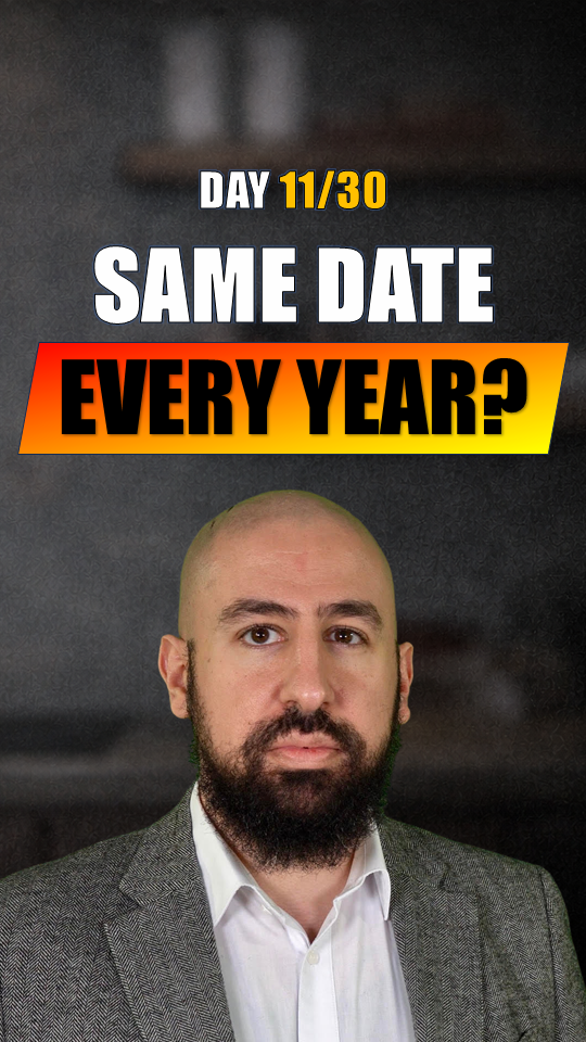 Same date every year?
