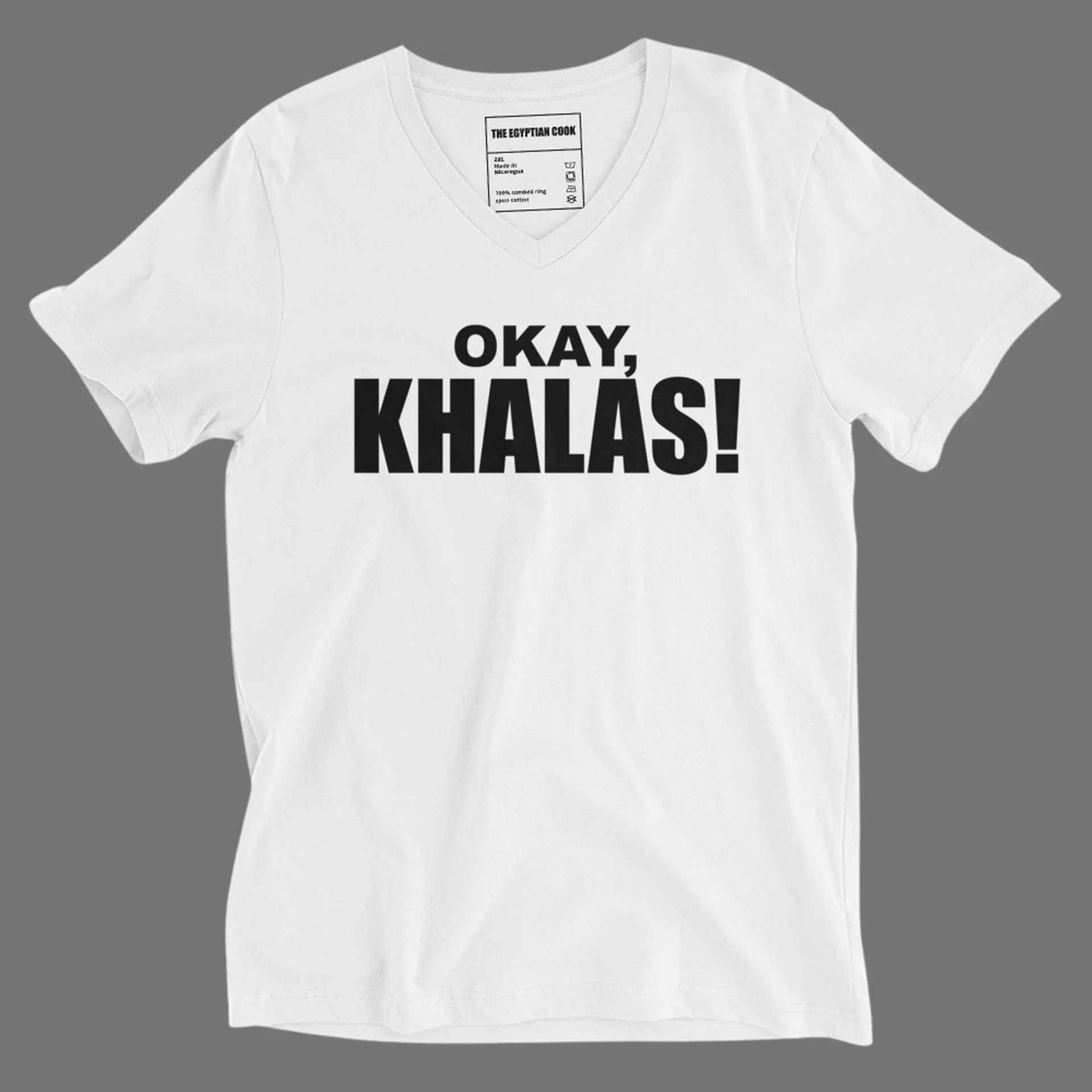 OK!, The Original V-neck, White.jpg