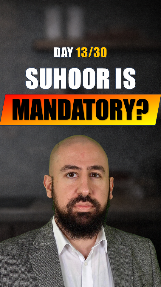 Suhoor is mandatory?