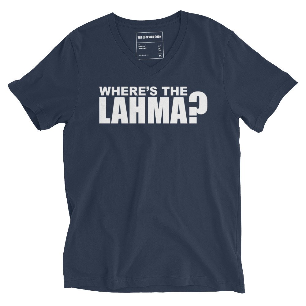 Where's the lahma The Original V-neck, Navy.jpg