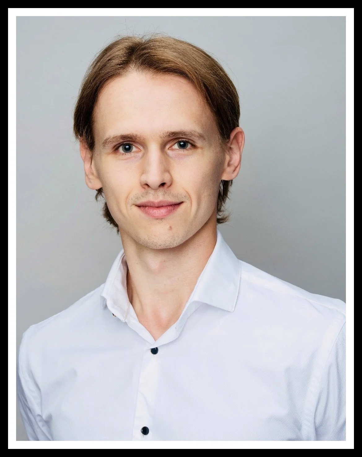 Portrait of Vlad Romashchenko, ballet coach at Elite Rhythmic Centre.