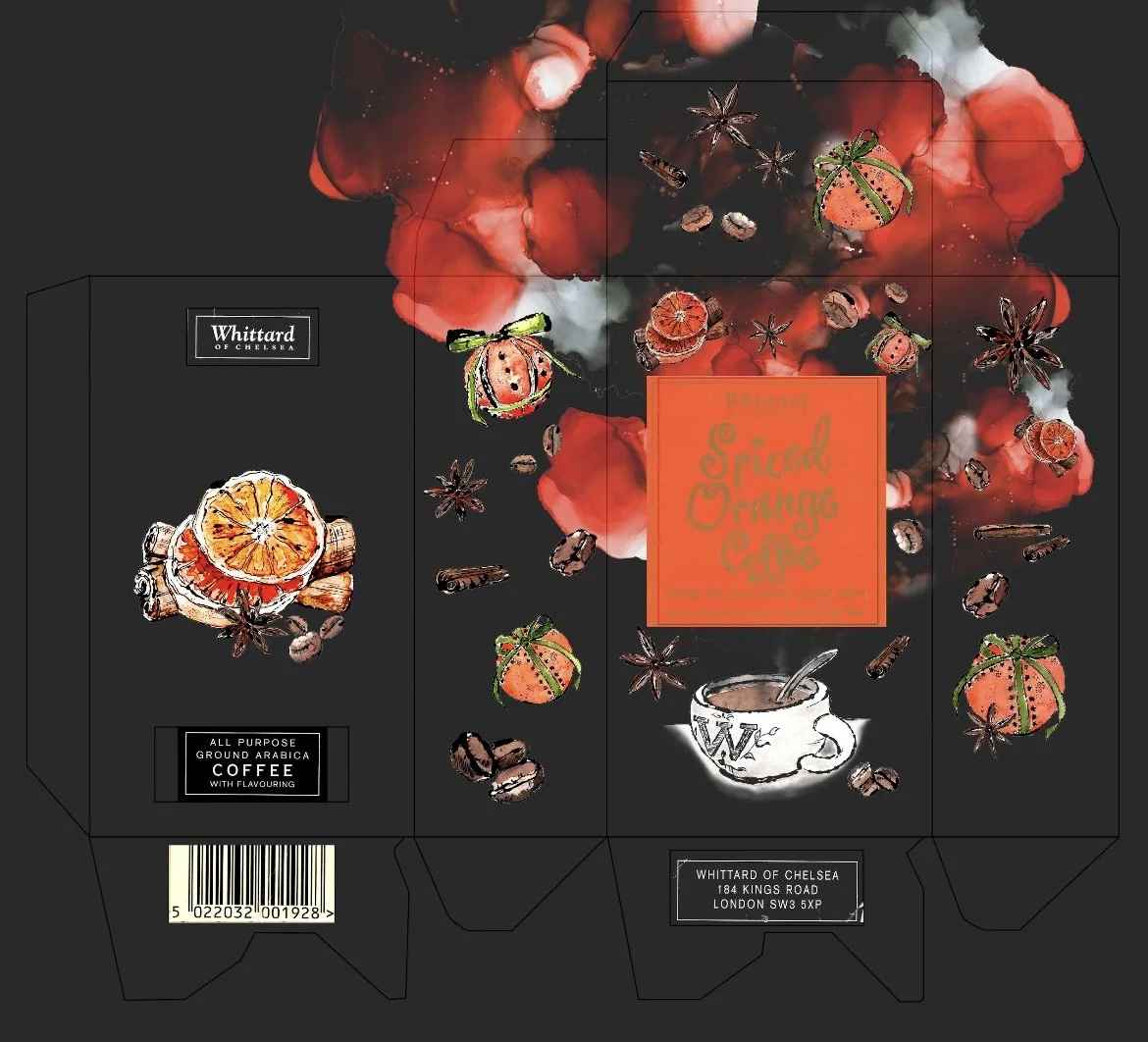 Whittard Spiced Orange Coffee Re-design