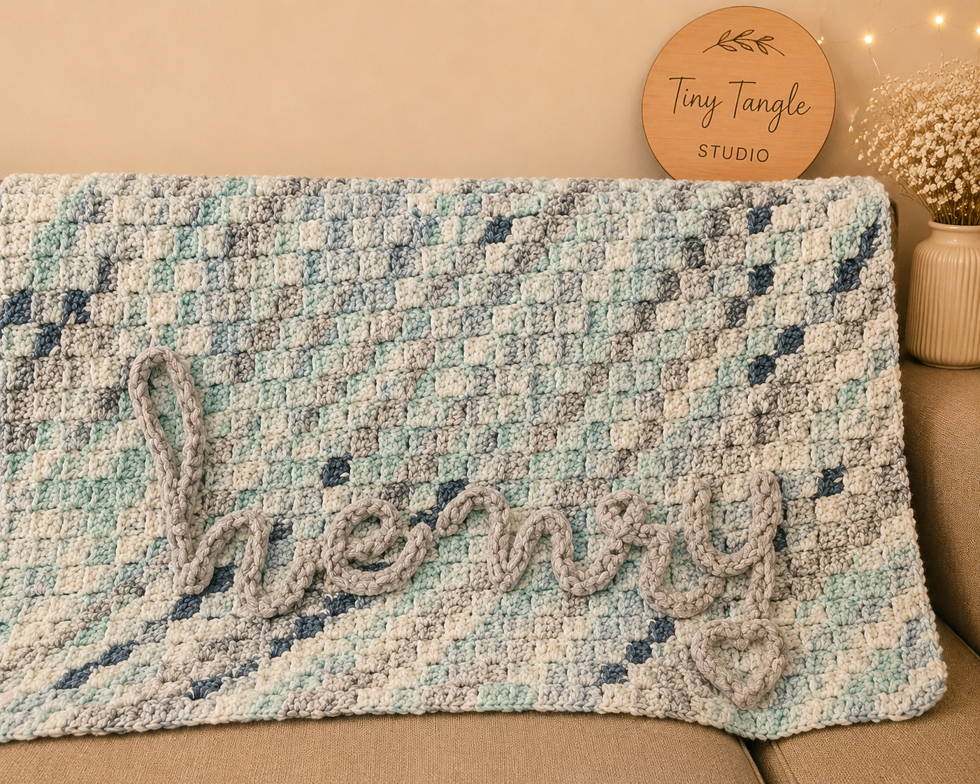 Personalized Name Blanket — a keepsake they'll keep forever