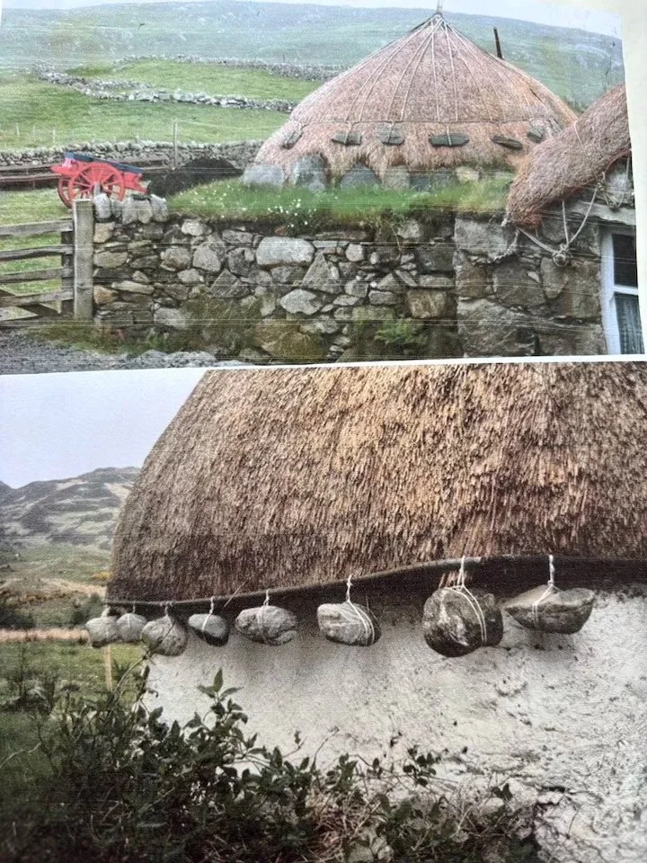 Bendlin Stanes on thatched roofs in Orkne
