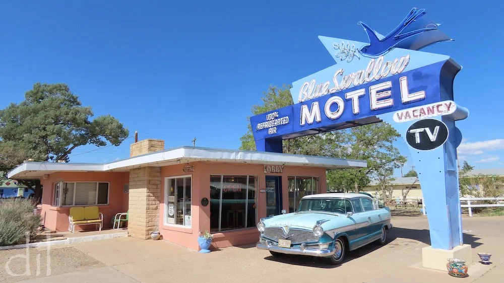 Often booked months in advance, the Blue Swallow, in Tucumcari, N.M., is widely considered the most authentic period motel on Route 66. Built in 1939, the L-shaped complex offers 14 beautifully restored rooms, many with attached garages, opposite the