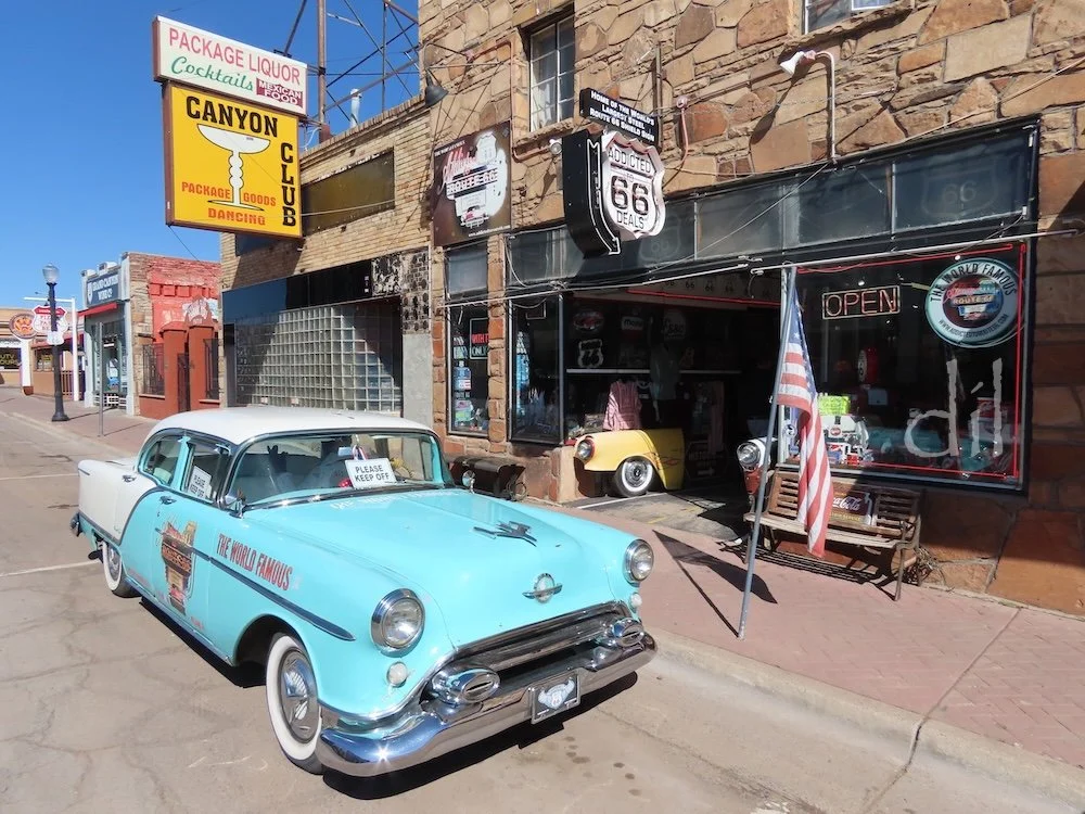 Williams, Ariz., is something of a twofer, as both the trademarked "Gateway to the Grand Canyon" and the last town on Route 66 to be bypassed by an interstate. Before that happened, the city negotiated for three exits on I-40, thus securing its futur