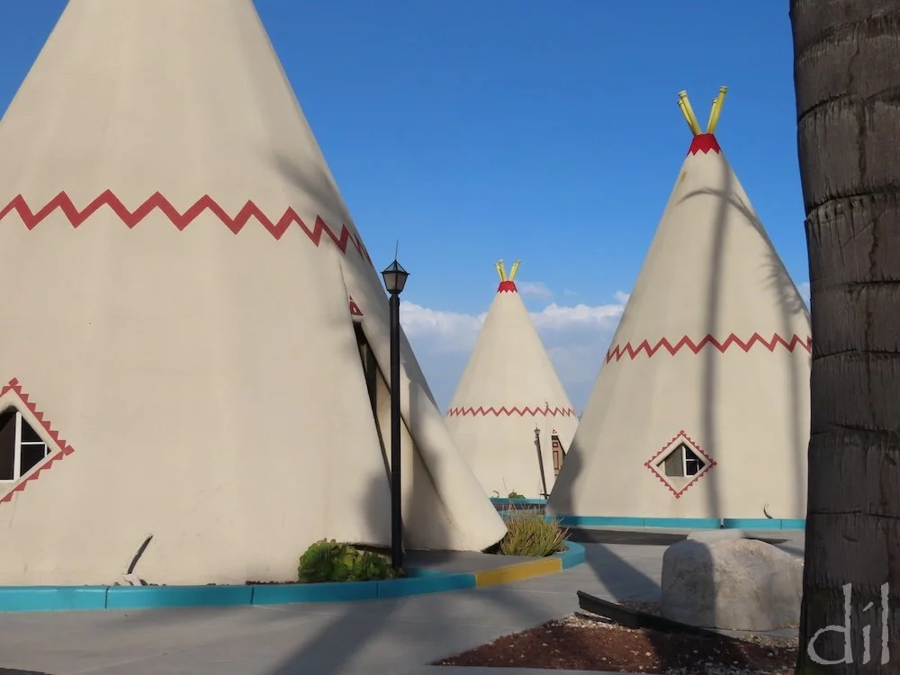 Opened in 1950, Wigwam Motel No. 7, in San Bernardino, Calif., is a sister to the one in Holbrook, Ariz., and the youngest of the seven Wigwam Motels, three of which survive. Founder Frank Redford modeled the tepee-shaped rooms after an ice cream sta