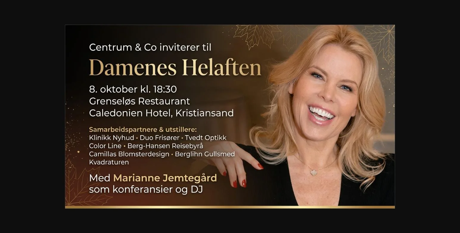 Damenes Helaften med Marianne Jemtegård UTSOLGT