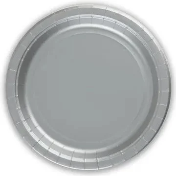 Paper Plates - Silver