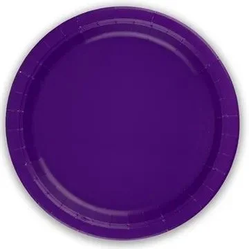 Paper Plates - Dark Purple