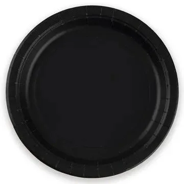 Paper Plates - Black
