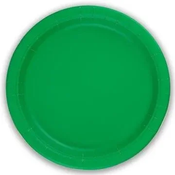 Paper Plates - Dark Green